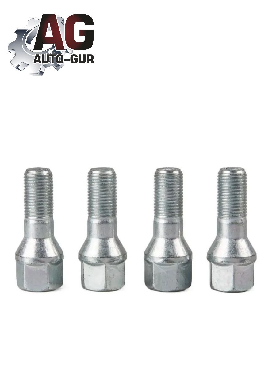072093L/4 Болт колесный M12x1.25x23 конус цинк ключ 17 4 шт 3