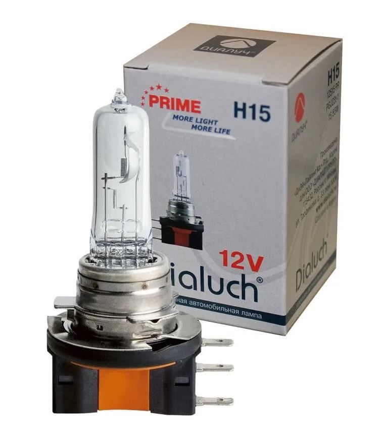 12515PR Автолампа H15 12V 15/55W Prime Диалуч 5