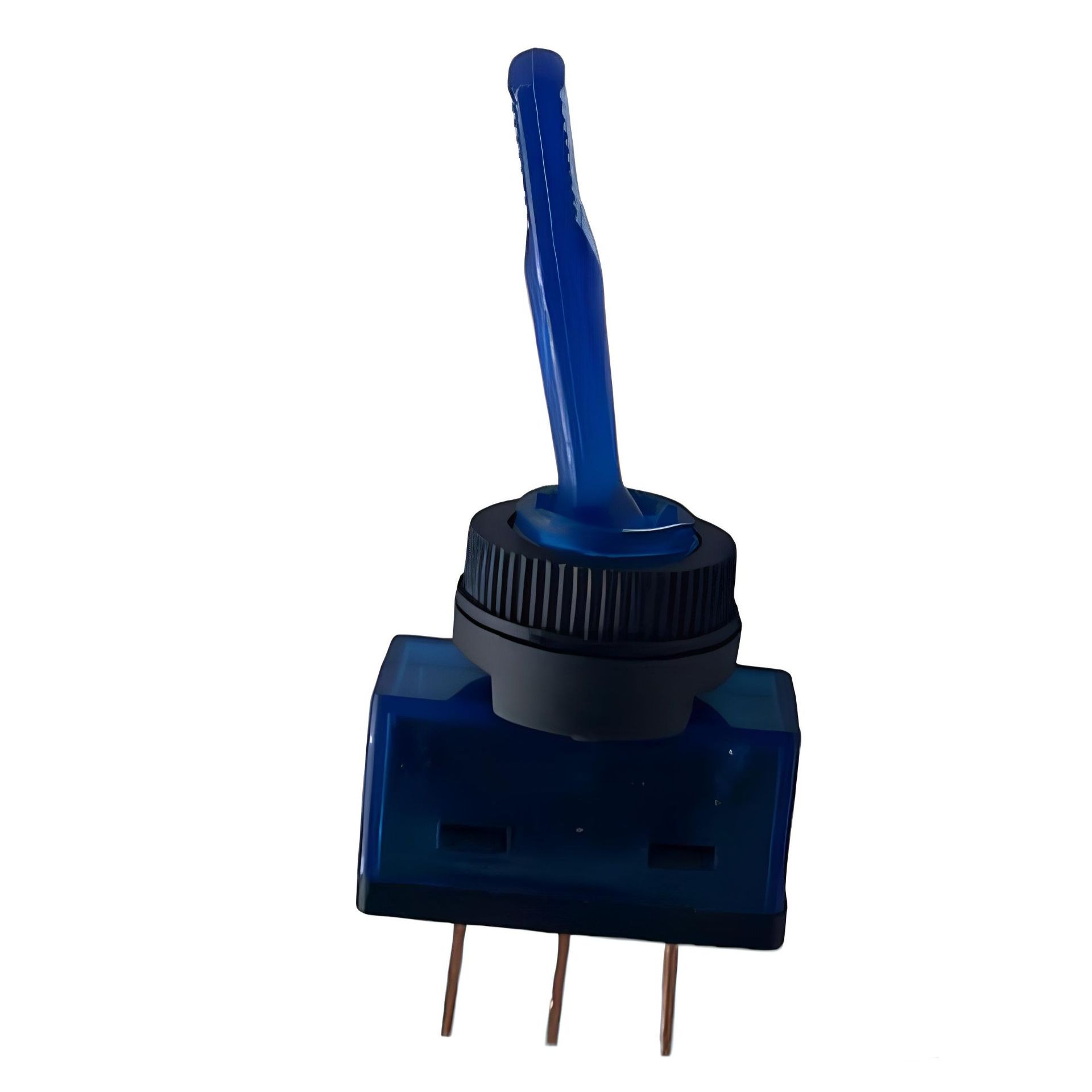 364371 Тумблер 12V 20A ON-OFF однополюсный LED синий 5