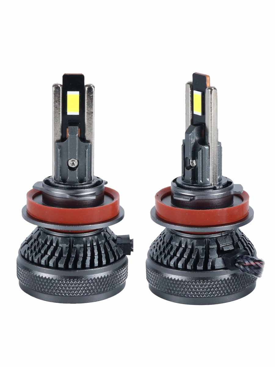 Светодиодные лампы H11 (с вентилятором) (2шт) 12-50V,70W/шт,6000K,3570 чип,14000LM 3