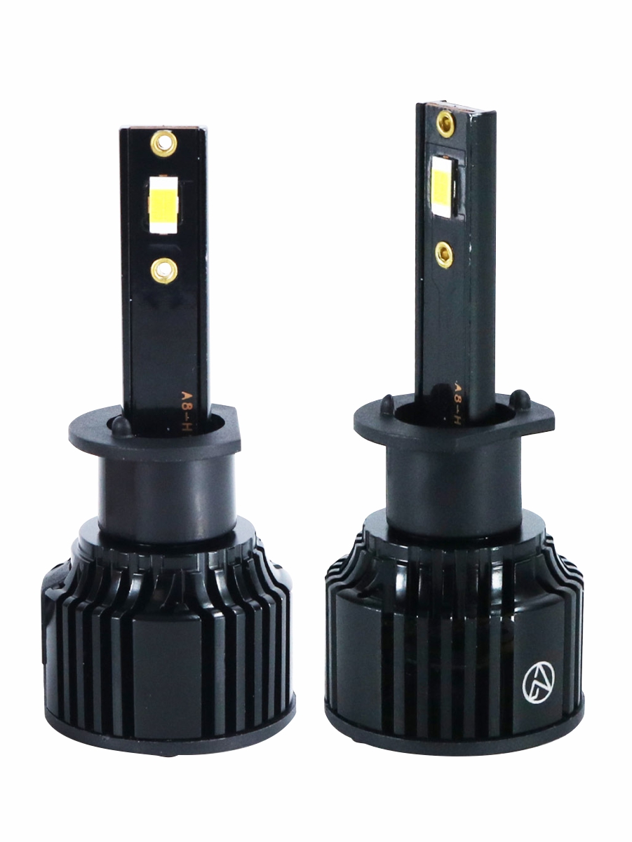 Светодиодные лампы H1 (с вентилятором) (2шт) 10-30V,30W/шт,4300K,3570 чип,3000LM 3