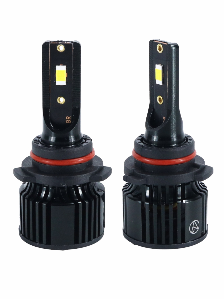 Светодиодные лампы 9006 (с вентилятором) (2шт) 10-30V,30W/шт,6000K,3570 чип,3000LM 3