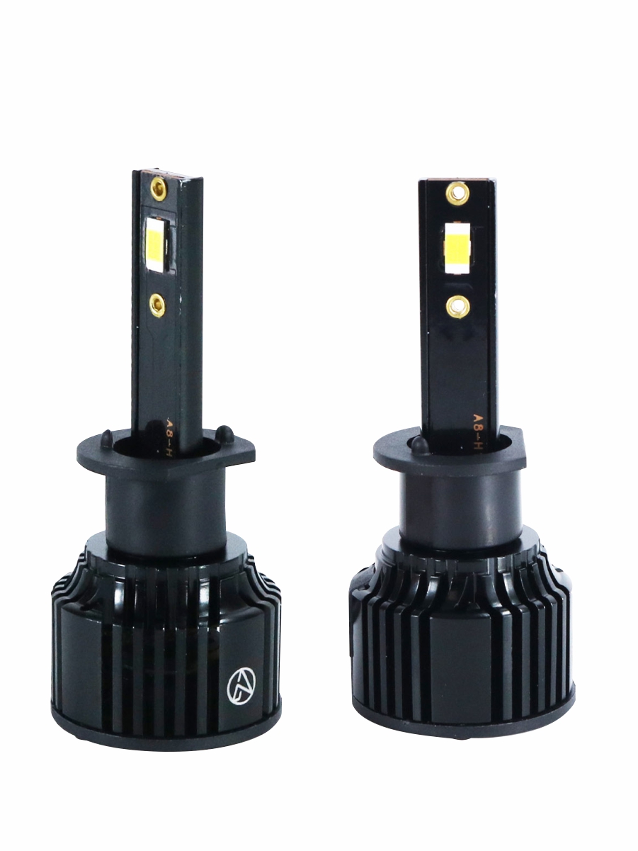 Светодиодные лампы H1 (с вентилятором) (2шт) 10-30V,30W/шт,6000K,3570 чип,3000LM 3