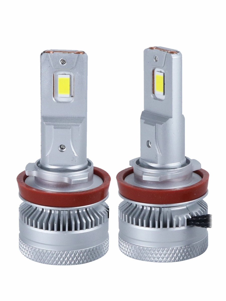 Светодиодные лампы H11 (с вентилятором) (2шт) 12-24V,60W/шт,3570чип,6500K,5000 LM 3