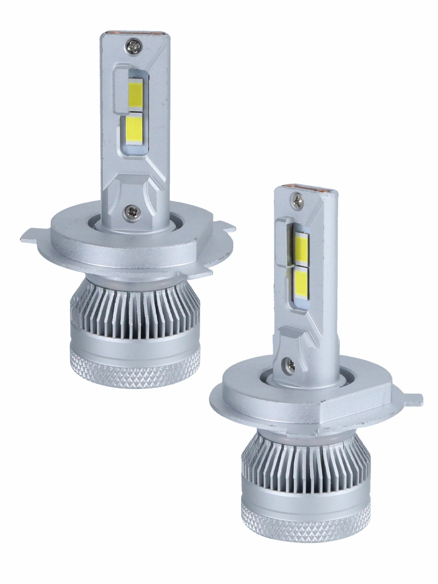 Светодиодные лампы H4 (с вентилятором) (2шт) 12-24V,60W/шт,3570чип,6500K,5000 LM 3
