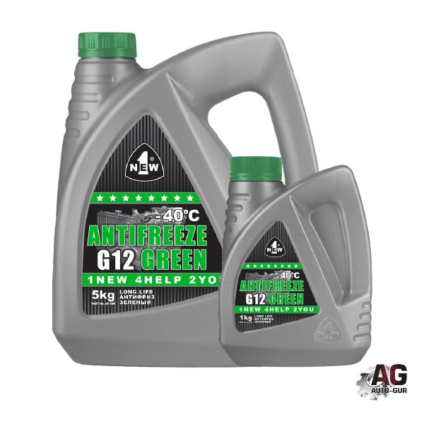 AF15R1 1NEW Антифриз зеленый G12 -40 1 кг охлаждающая жидкость для авто 3