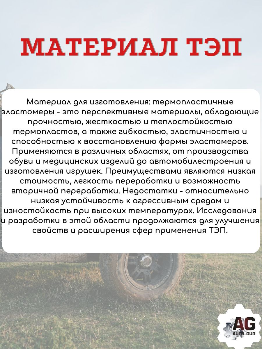 AG001029 Брызговики задние Lada Priora 2 шт 2170-8404413/12 3
