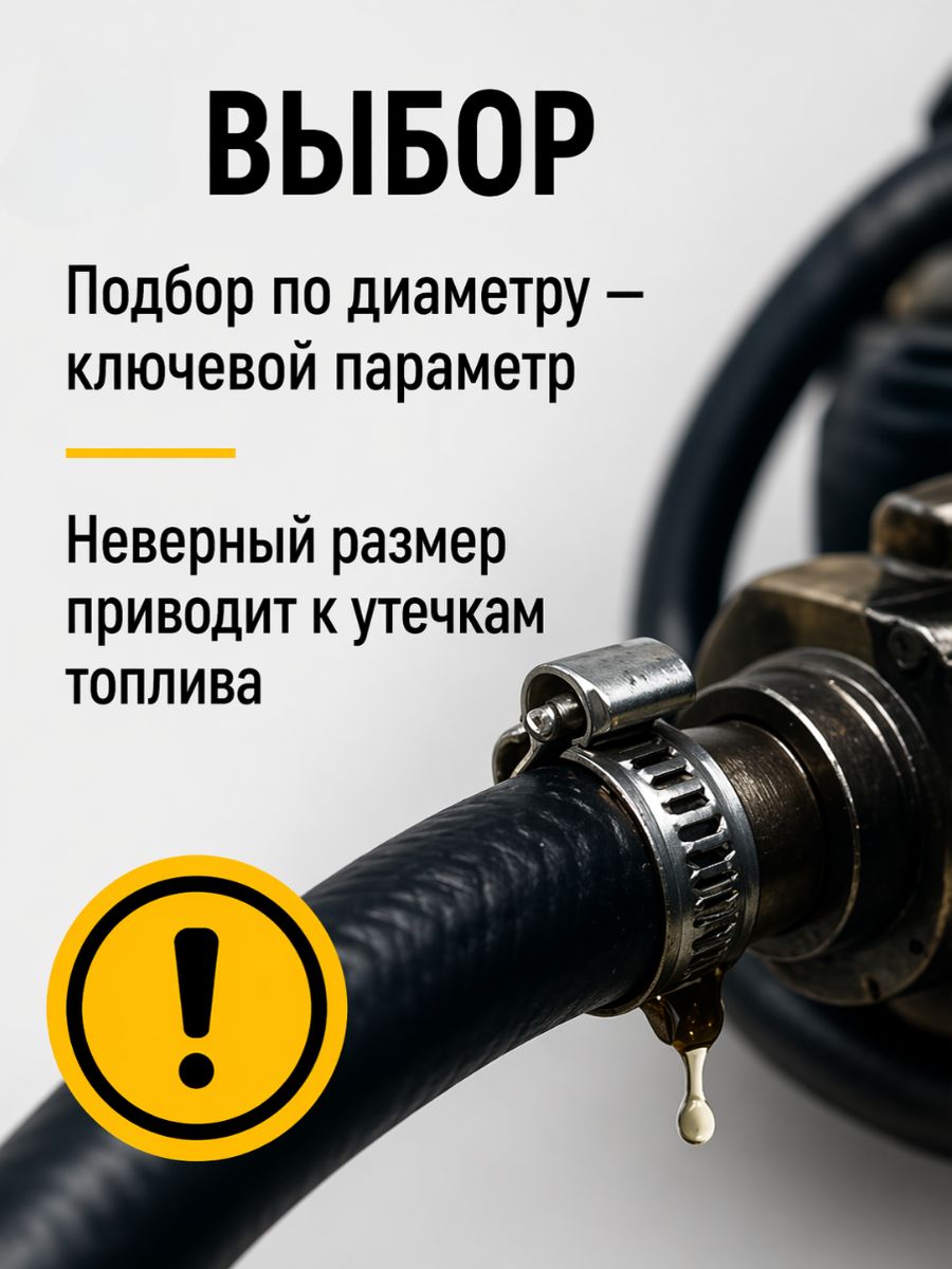 AG322510052 Шланг топливный 6 мм Auto-Gur МБС армированный ГОСТ 10362 1,6 МПа 2 м 2