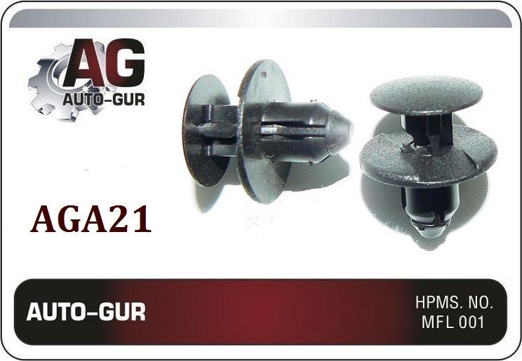 AGA21/10 Клипса крепежная General Motors 11612035 набор 10 шт AGA21/10