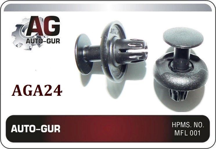 AGA24/10 Клипса крепления набор 10 шт 2