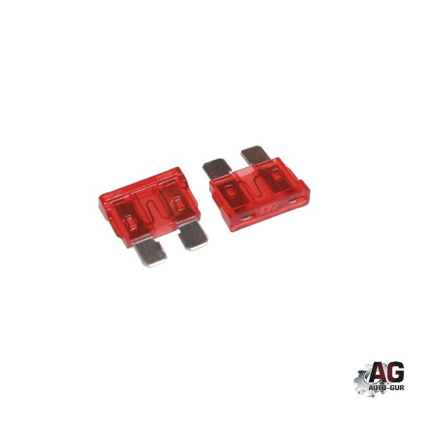 AGFT10A/10 Предохранитель стандартный флажковый 10A красный 10 шт 2