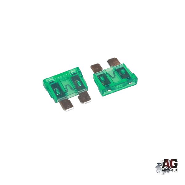 AGFT30A/10 Предохранитель стандартный флажковый 30A зеленый 10 шт 2