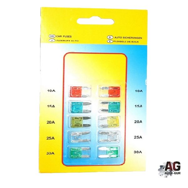 AGNP03 Набор предохранителей Mini 10-30A 2