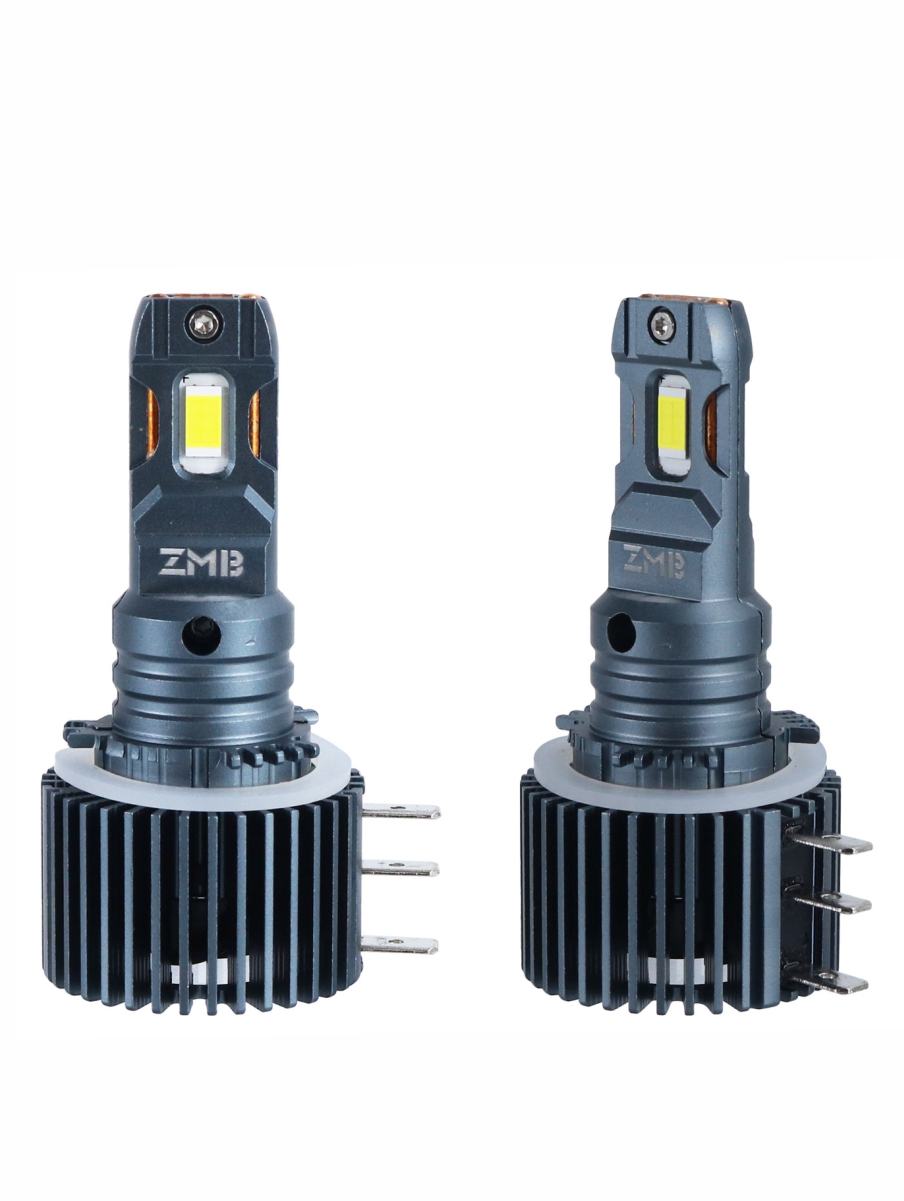 Светодиодные лампы H15 (с вентилятором) (2шт) 12V,50W/шт,6500K,10000LM,3570чип 3