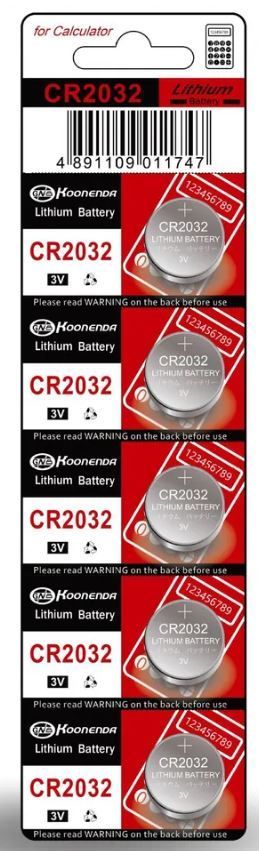 CR2032/5 Батарейка литиевая CR2032 5 шт 3