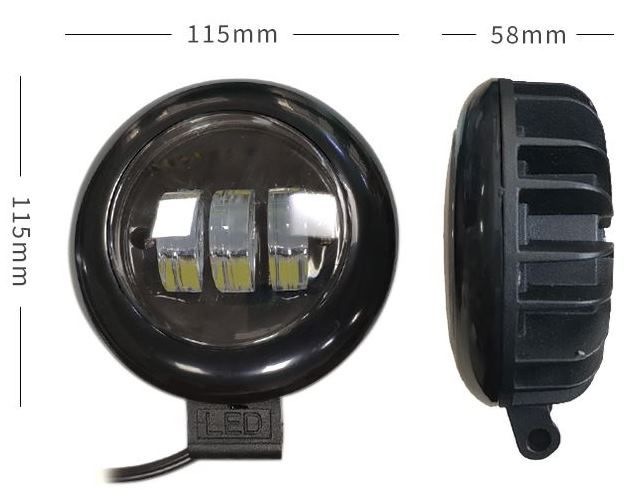 G0017 Противотуманные фары LED круглые 18W 10-60V 2 шт 5
