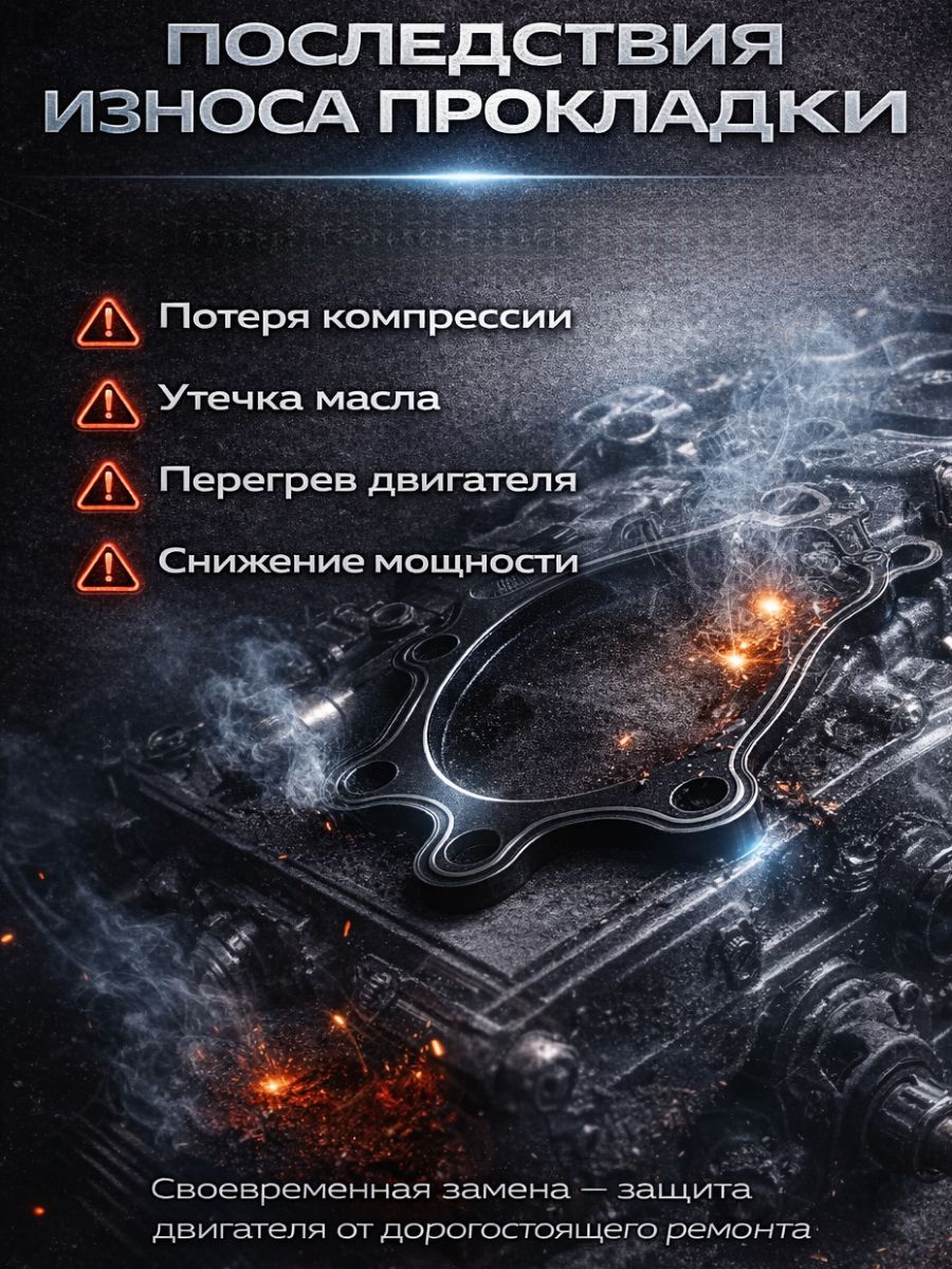LU014516 Прокладка под цилиндр STELS Dinli 600 700 800 LU014516 металлическая 0.25 мм 5