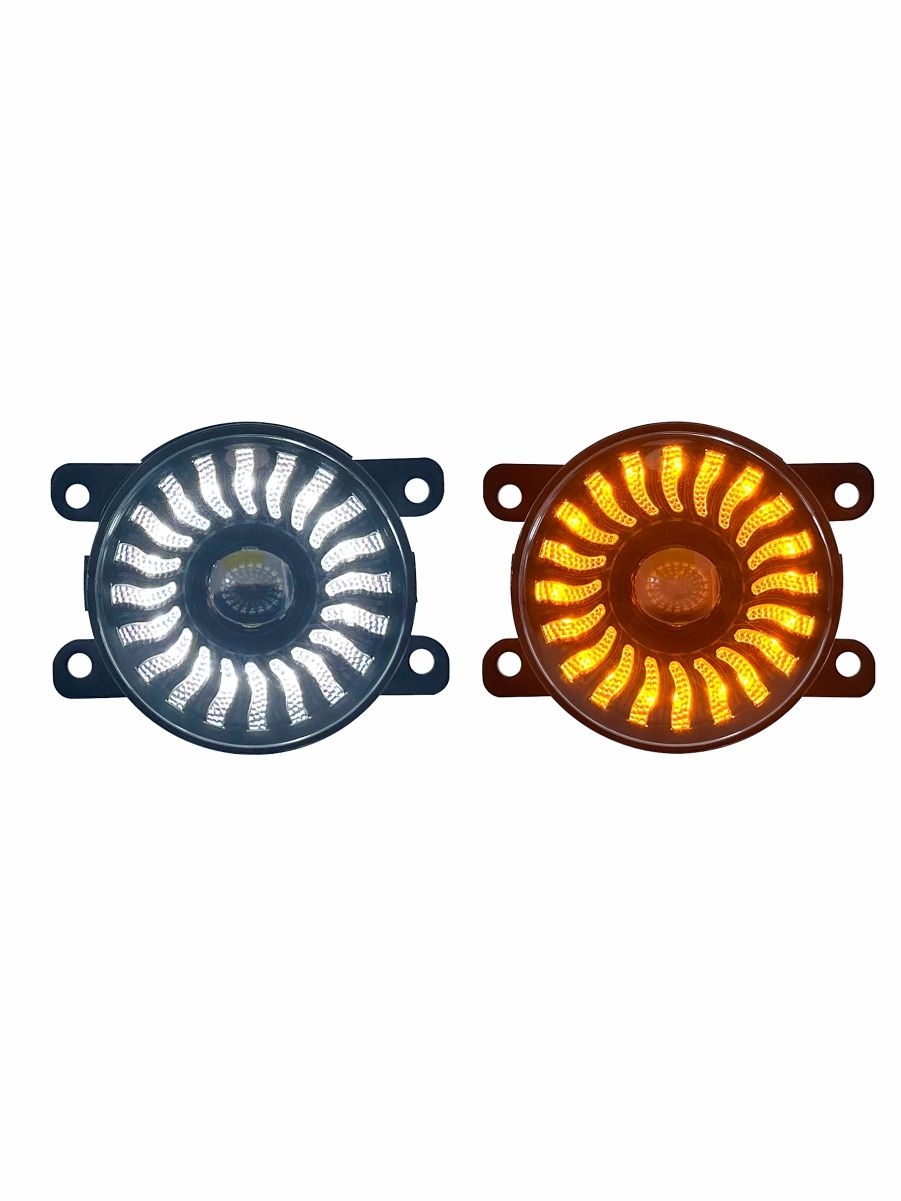 WD077 Противотуманные фары Lada Vesta Xray Niva Urban Renault Logan 2 2 шт 3